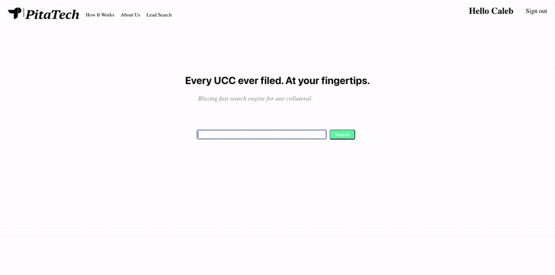 PitaSearch quick demo